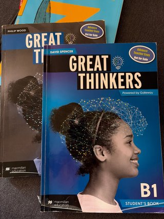 Libro Inglés “Great thinkers” B1 .