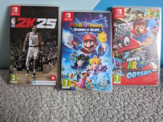 Nintendo Switch + Sports + Accesorios + juegos