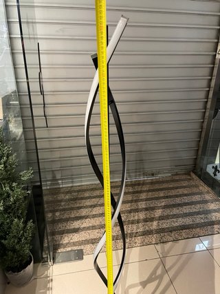 Lámpara LED espiral moderna - Negra/Blanca