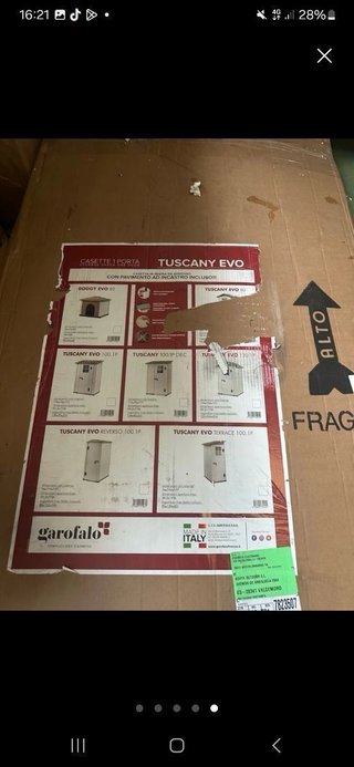Caseta jardín resina con suelo 1 m2 Tuscany Evo 80
