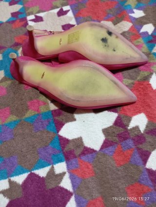 Zapatos de tacón fucsia