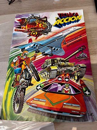 Álbum Técnica y Acción Colección Supercromo
