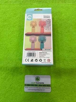 Mini Ventilatore Portatile Ricaricabile LT