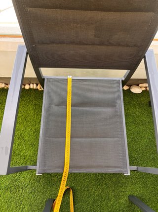Juego 4 sillas terraza aluminio Leroy Merlin