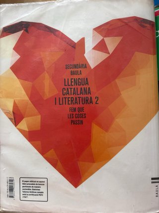 Llengua catalana i literatura 2n d'ESO LA FQLCP...