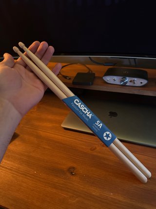 Baquetas Cascha 5A American Hickory Nuevas