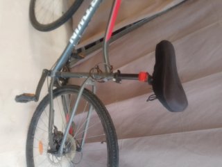 Bicicleta BTWIN Gris y Rosa