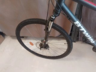 Bicicleta BTWIN Gris y Rosa