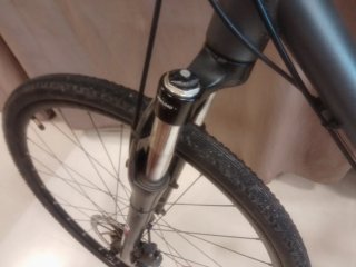 Bicicleta BTWIN Gris y Rosa