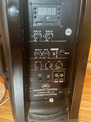 Altavoz Acoustic Control Combo-12/LC Negro