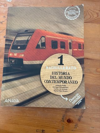 Historia del Mundo Contemporáneo 1 Bachillerato
