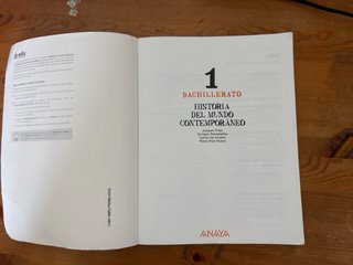 Historia del Mundo Contemporáneo 1 Bachillerato