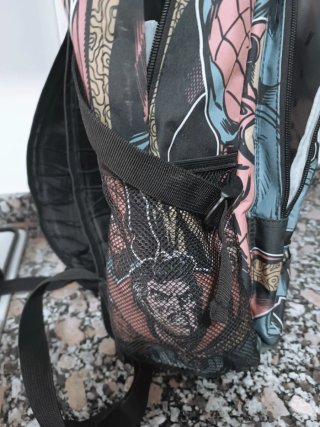 Mochila Marvel Negra gran tamaño