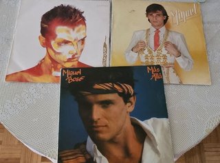 Lote 5 vinilos: Miguel Bosé + Indeep + Super Estre