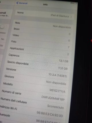 Apple iPad 4 Argento