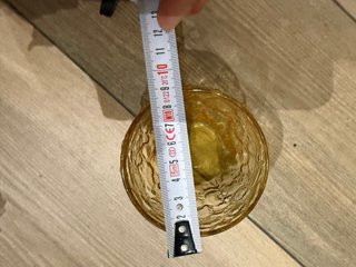 Conjunto 4 vasos vidrio texturizado