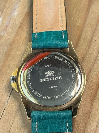 Reloj Festina Dorado y Turquesa