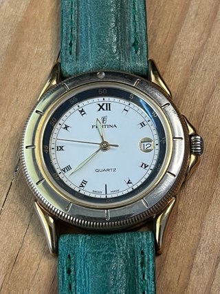 Reloj Festina Dorado y Turquesa