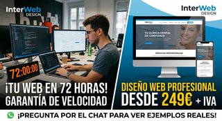 Diseño web economico listo en 72 horas
