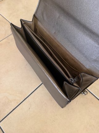 Borsa donna bronzo con applicazioni