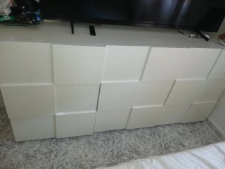 Juego de comedor blanco