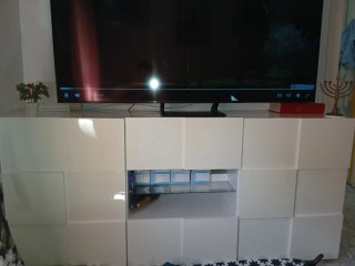 Juego de comedor blanco