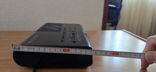 Radio Despertador Sony Negro