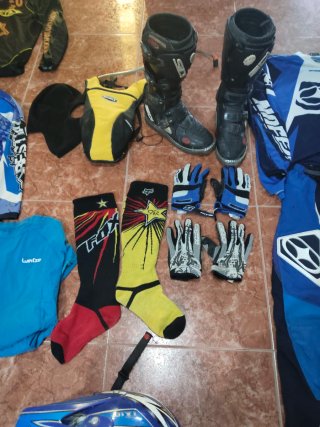 Equipación completa off-road motocross quad enduro