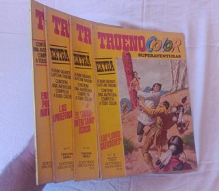 TRUENO COLOR Super Aventuras, x4 (Bruguera)