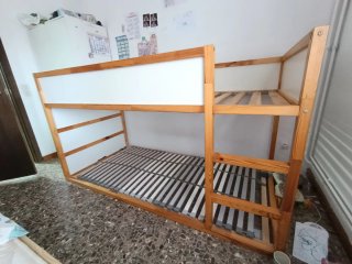 Litera Ikea Madera Blanca