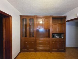 Mueble de salón/comedor madera y cristal