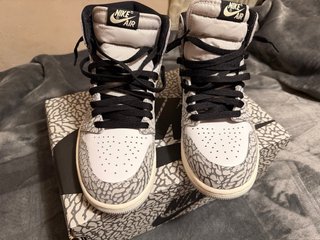 Zapatillas Jordan 1 Retro High White Cement