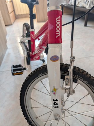 Bicicleta Rosa Woom 2