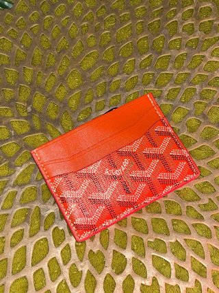 Tarjetero Goyard Naranja