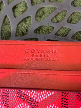 Tarjetero Goyard Naranja
