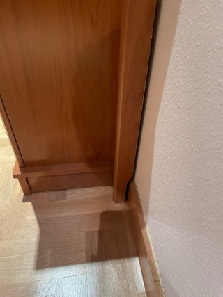 Mueble recibidor con espejo