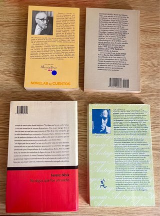 Lote 7 libros escritores españoles / 2 € el lote