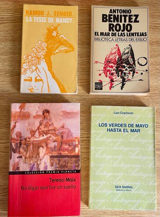 Lote 7 libros escritores españoles / 2 € el lote