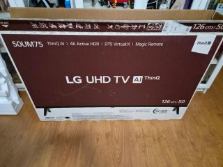 TV LG 50 LED 4K UHD con caja
