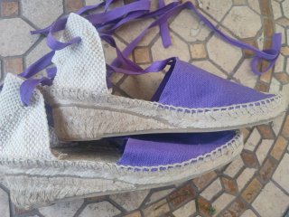 Alpargatas T-37 con Gargantilla. Precio total 10 €