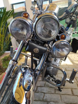 Yamaha Virago 250 Cruiser Negra
