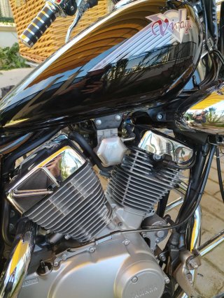 Yamaha Virago 250 Cruiser Negra