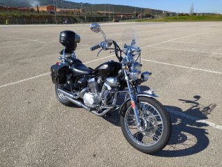 Yamaha Virago 250 Cruiser Negra