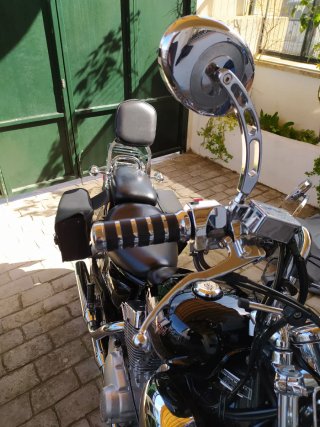 Yamaha Virago 250 Cruiser Negra