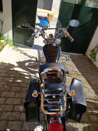 Yamaha Virago 250 Cruiser Negra