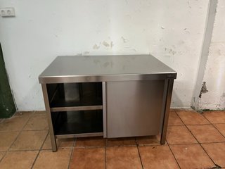 Mesa Acero Inoxidable Cocina 120x80x85cm