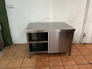 Mesa Acero Inoxidable Cocina 120x80x85cm