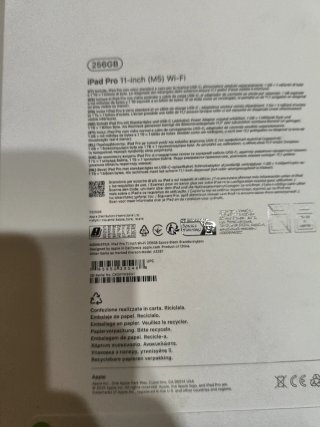 IPAD PRO 11(M5) 256GB WIFI(NO NEGOCIABLE)