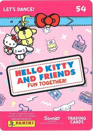 Carta 54 – Hello Kitty and Friends Fun Together!