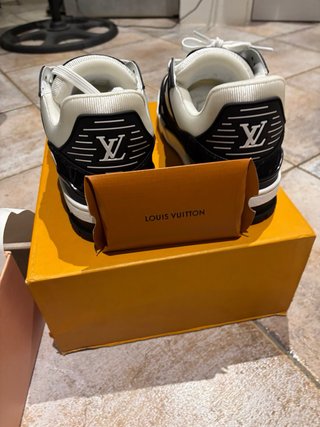 Louis Vuitton Trainer Bianche/Nere Tg 44